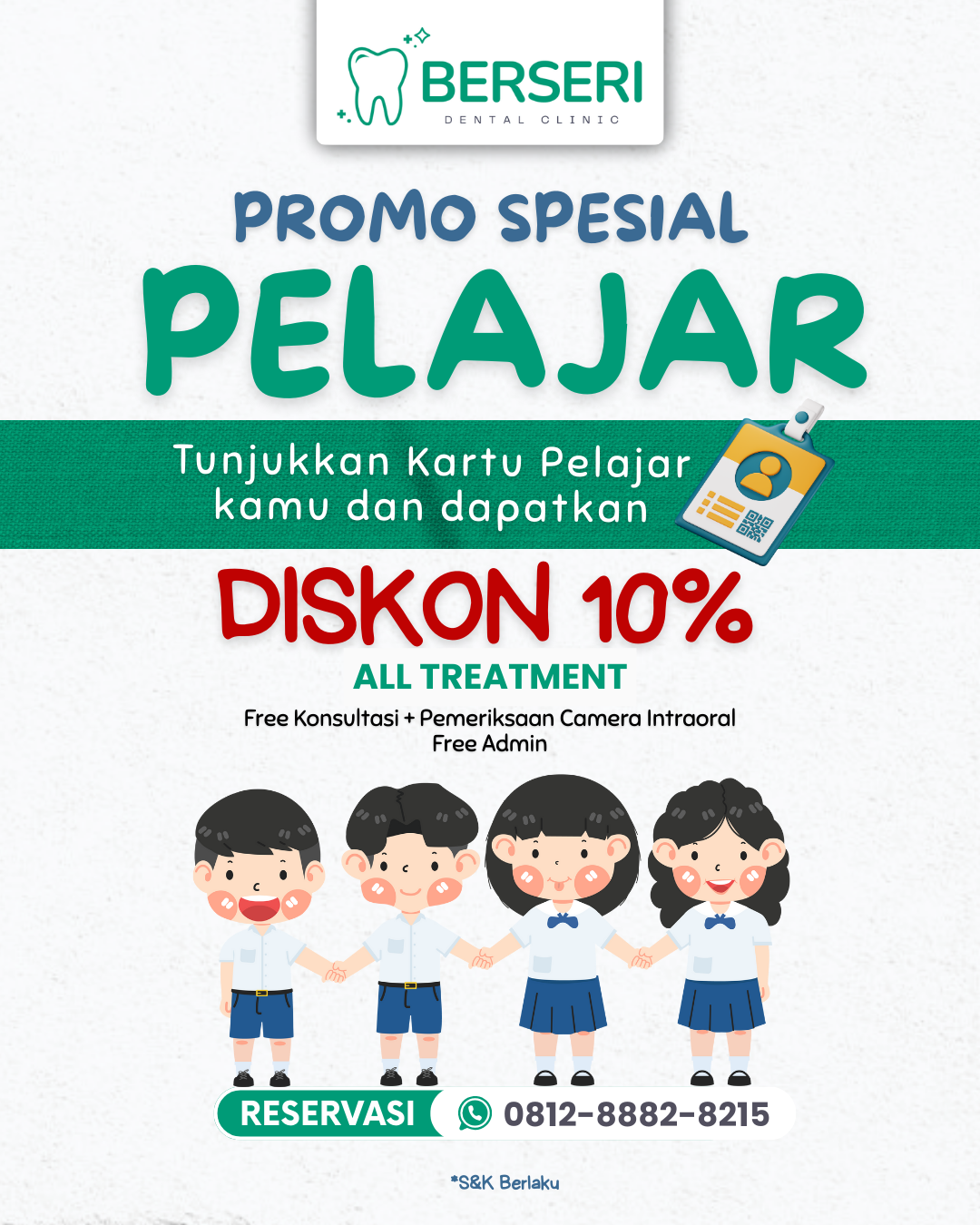 Read more about the article Diskon 10% untuk Pelajar
