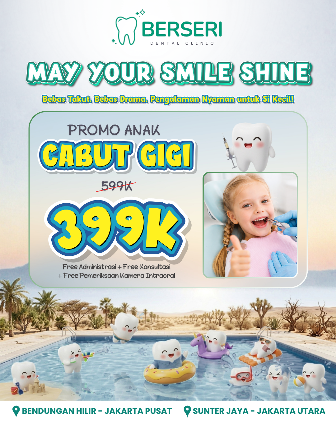Read more about the article Promo Cabut Gigi (Anak)