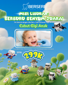 Read more about the article Promo Cabut Gigi Anak, Only 299K!