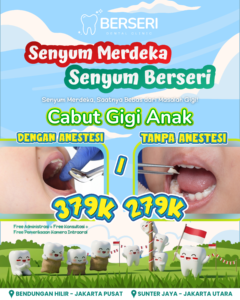 Read more about the article CABUT GIGI ANAK – MULAI 279K