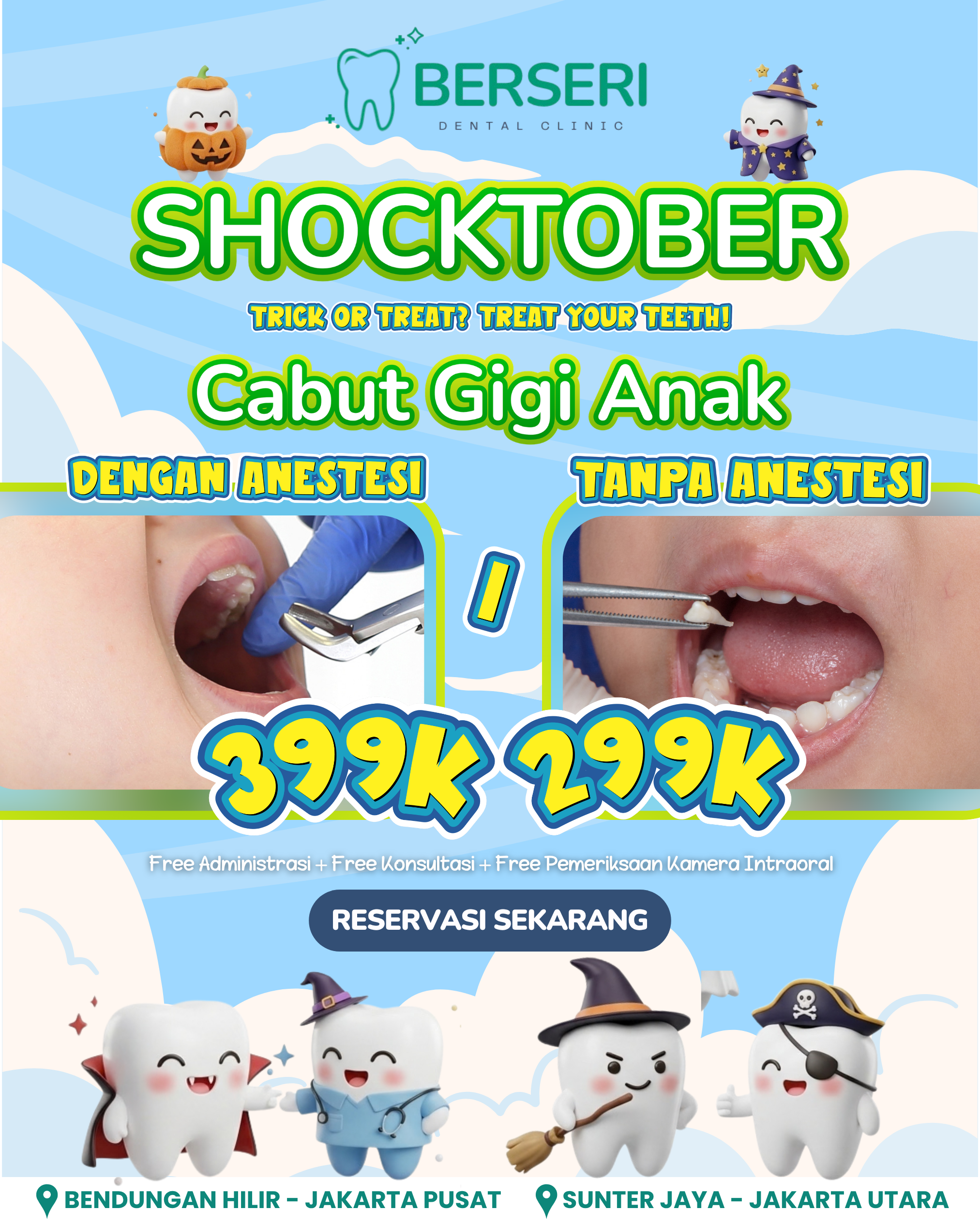 Read more about the article SHOCKTOBER Promo Cabut Gigi Anak Mulai 299K