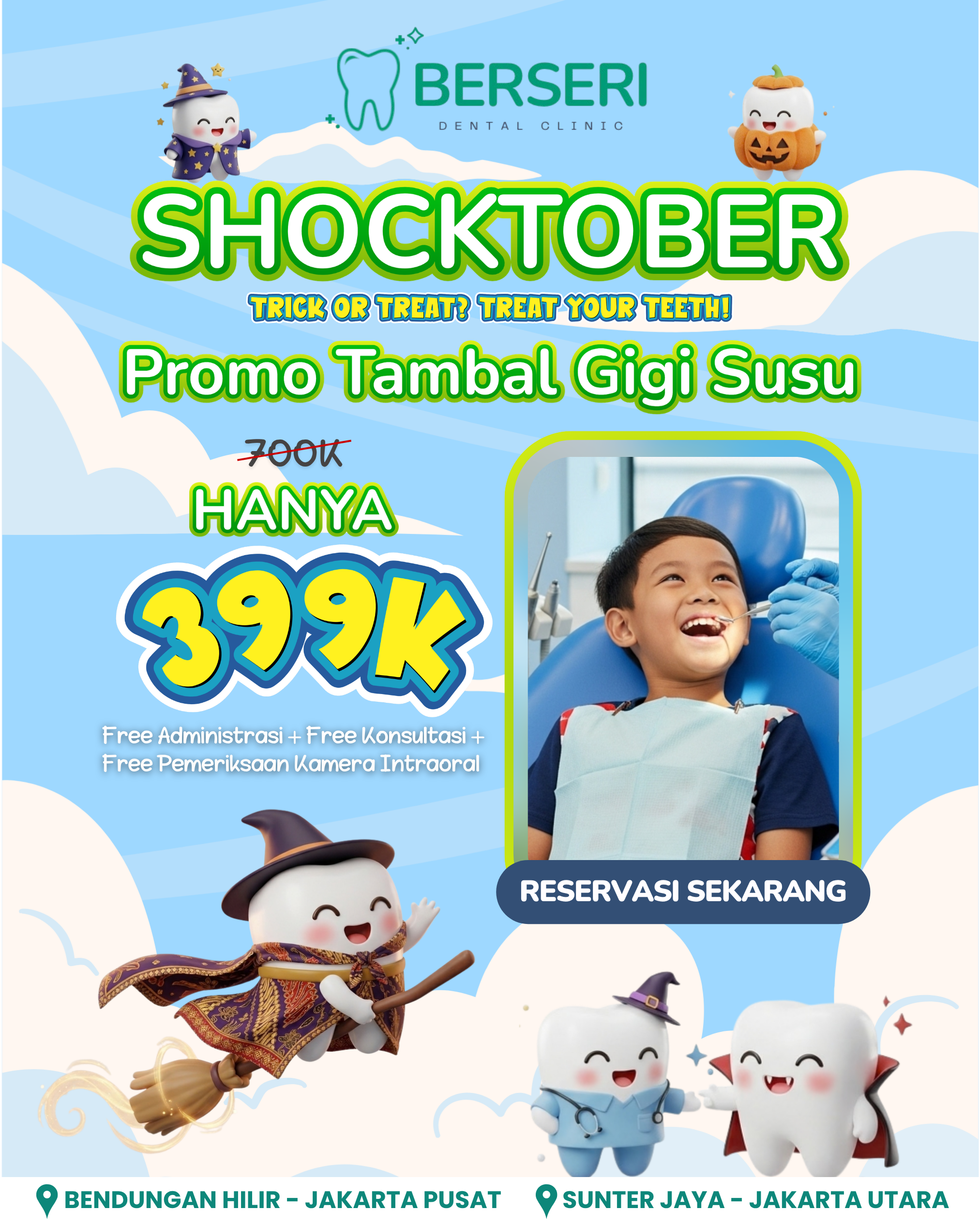 Read more about the article SHOCKTOBER Promo Tambal Gigi Susu 399K